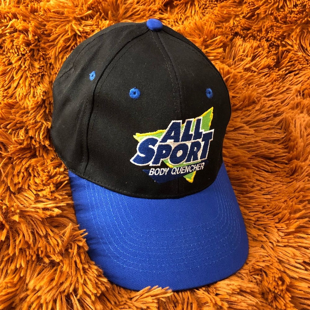 Vintage 90s All Sport Pepsi Cola SnapBack Cap Hat